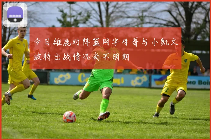 今日雄鹿对阵篮网字母哥与小凯文波特出战情况尚不明朗